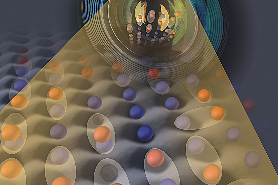 For first time, researchers see individual atoms keep away from each other or bunch up as pairs